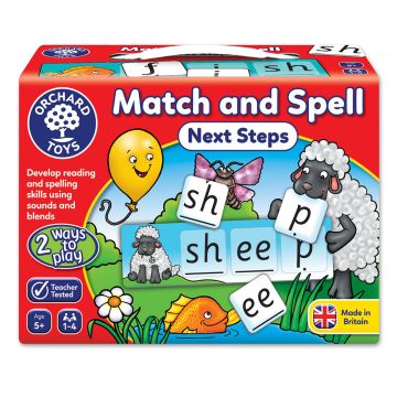 Match and Spell Next Steps Card Game