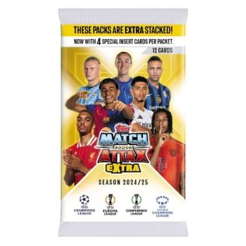 Topps Match Attax Extra Uefa Champions League 2024/2025 Edition Trading Cards Booster Pack