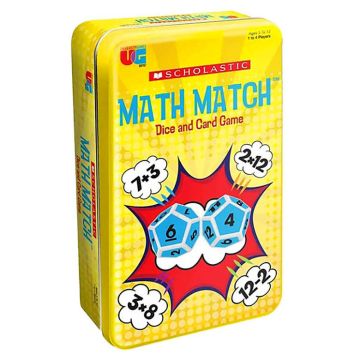 Math Match Tinned Dice & Card Game