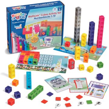 Mathlink Cubes Numberblocks 1-10 Activity Set