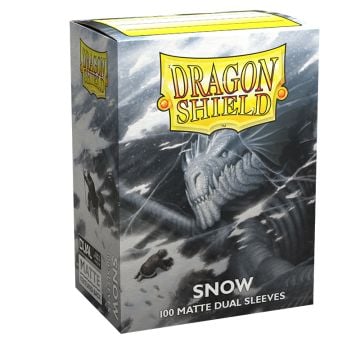 Dragon Shield Matte Snow White Sleeves 100 Pack