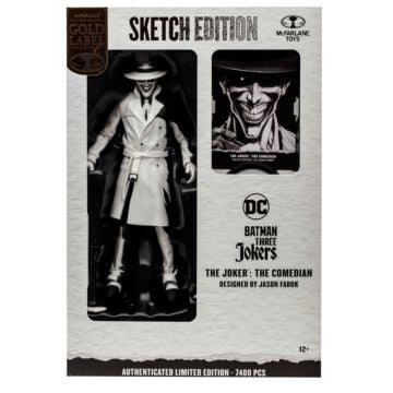 McFarlane Gold Label Sketch Edition DC Multiverse Batman Three Jokers: The Comedian 7" Action Figure