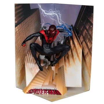 McFarlane Marvel Collection Miles Morales Spider-Man #1 Miles Morales 1:10 Scale Posed Figure