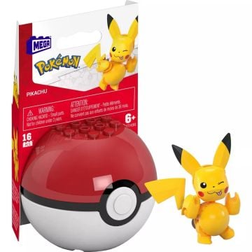 Mega Bloks Pokemon Evergreen Poke Ball Collection Pikachu0