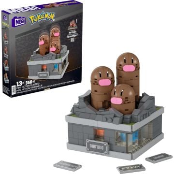 Mega Pokémon Mini Motion Dugtrio Building Set