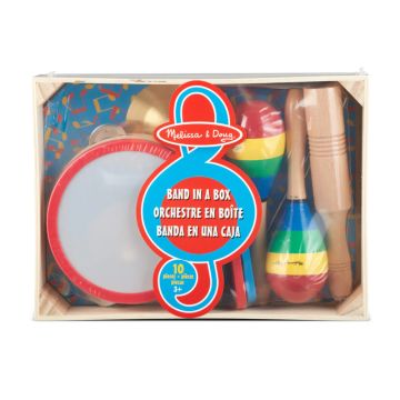 Melissa & Doug Musical Band-in-a-Box - Clap! Clang! Tap! toy