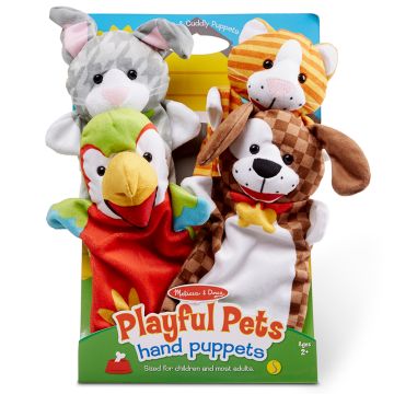 Melissa & Doug Playful Pets Hand Puppets