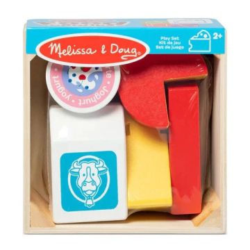 Melissa & Doug Wooden Food Groups Play Set Dairy