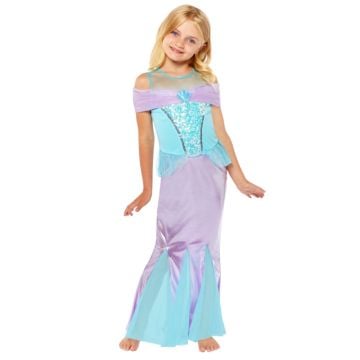 Mermaid Kids Costume Size 3-4 Years (Image 1)