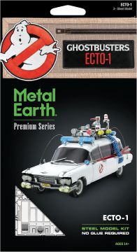 Metal Earth Premium Series Ghostbusters ECTO-1 Steel Model Kit0