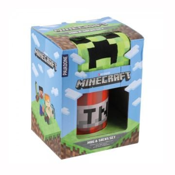 Minecraft Creeper Mug & Socks Set