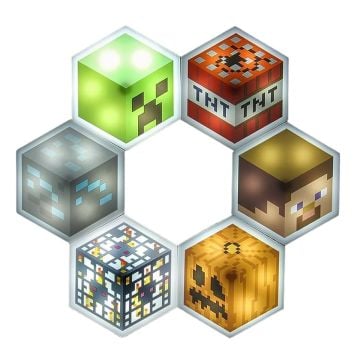 Minecraft Hexagon LED Lights