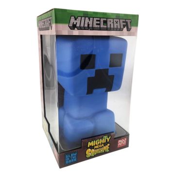 Minecraft Mighty Mega Mega Squishme Creeper Glow in the Dark Blue0