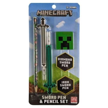 Minecraft Sword Pen & Pencil Set (Image 1)