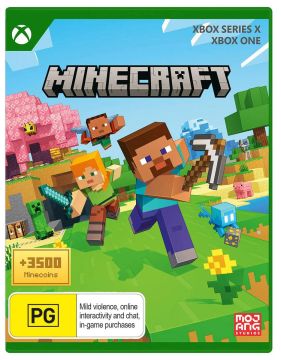 Minecraft + 3500 Minecoins Bundle (Xbox Series X, Xbox One)