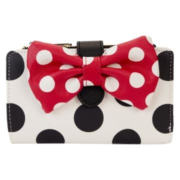 Loungefly Disney Minnie Rocks the Dots 3" Faux Leather Flap Wallet