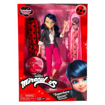 Miraculous Ladybug Superhero Secret Marinette Fashion Doll