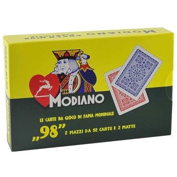 Modiano 98 Poker Double Deck Playing Cards