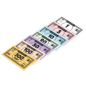 Monopoly Board Game Money Pack