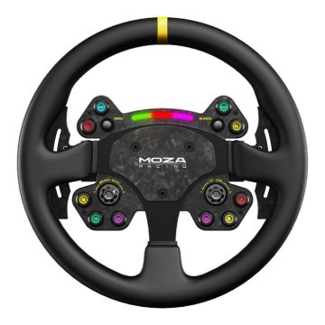 Moza Racing RS V2 Round Leather Steering Wheel