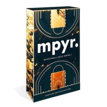 MPYR 2025 Gold Series 1 Basketball Encased Trading Card Mystery Pack