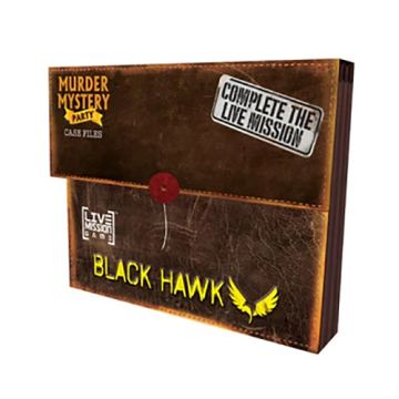 Murder Mystery Party Case Files Mission Black Hawk Board Game