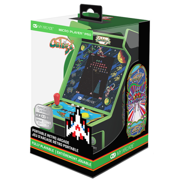 MyArcade Micro Player Pro Galaga Portable Retro Arcade Cabinet