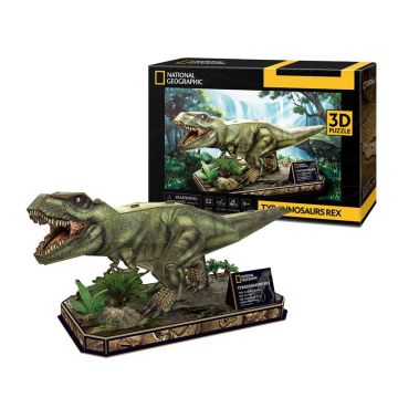 National Geographic Tyrannosaurus Rex 52 Pieces Paper Model Kit