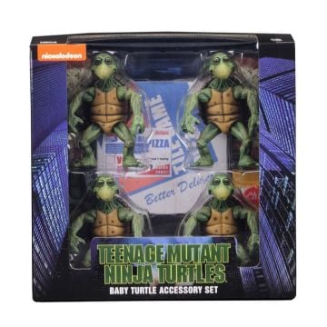NECA Teenage Mutant Ninja Turtles (1990) Baby Turtles 1/4 Action Figure Set