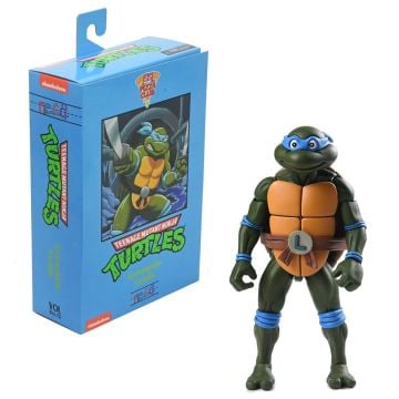 NECA Teenage Mutant Ninja Turtles VHS Ultimate Leonardo 7" Action Figure