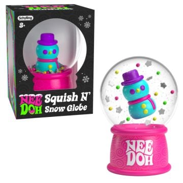 NeeDoh Christmas Squish N' Snow Globe Assortment (Image 1)