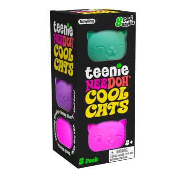 Nee-Doh Teenie Cool Cats 3 Pack