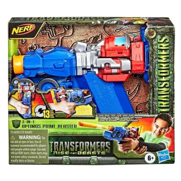 NERF Transformers Rise of the Beasts 2-in-1 Optimus Prime Blaster