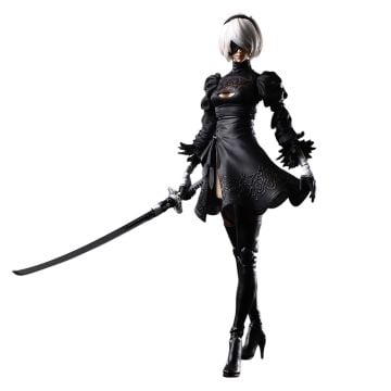 Final Fantasy VII Remake Play Arts Kai Nier Automata 2B Yorha Deluxe Figure