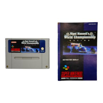 Nigel Mansells World Championship Racing (SNES) [Pre-Owned] (Cartridge & Manual)
