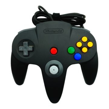 Nintendo 64 Charcoal Black/Grey Controller [Pre-Owned]
