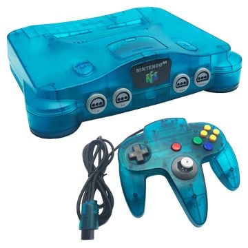 Nintendo 64 Ice Blue Console [Pre-Owned]