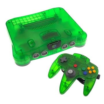 Nintendo 64 Jungle Green Console [Pre-Owned]
