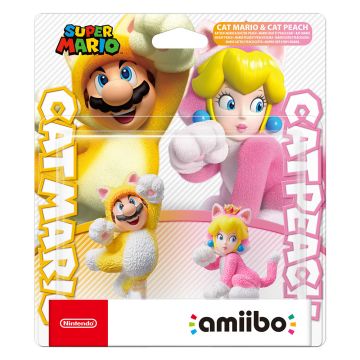 Nintendo Cat Mario & Cat Peach amiibo Double Pack (Super Mario 3D World)