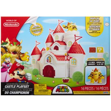 World of Nintendo Mushroom Kingdom Castle 2.5 Inch Playset