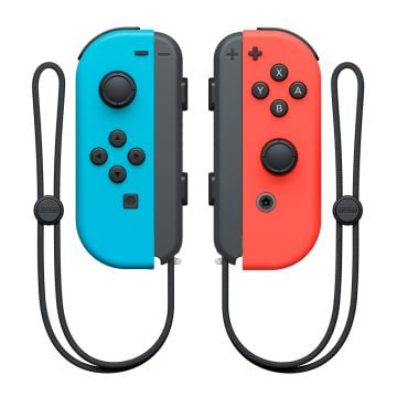 Nintendo Switch Joy-Con Neon Red & Blue Controller Bundle [Pre-Owned]