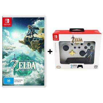 The Legend of Zelda: Tears of The Kingdom with Link Wired Controller Bundle