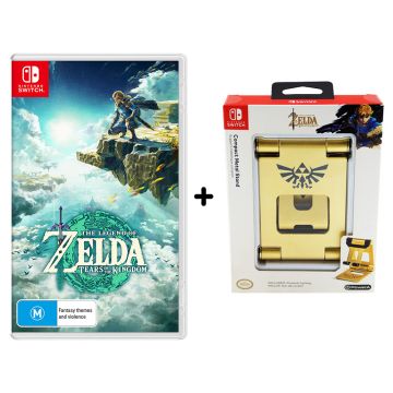 The Legend of Zelda: Tears of The Kingdom with Premium Stand Bundle