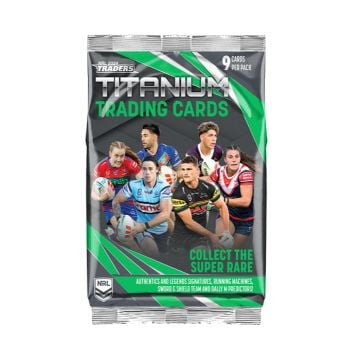 NRL 2024 Traders Titanium Rugby League Trading Cards Booster Pack