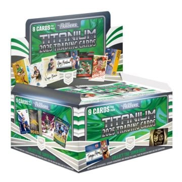 NRL 2025 Traders Titanium Rugby League Trading Cards Booster Box (Image 1)