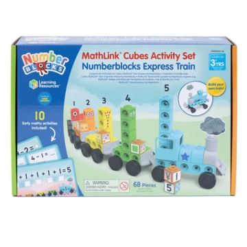 NumberBlocks Express Train MathLink Cube Activity Set