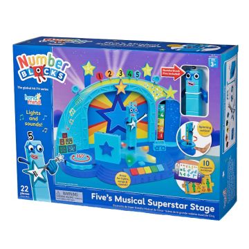 Numberblocks Five's Musical Superstar Stage Playset