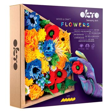 Okto Flowers Freedom Sensory Art Wood And Craft Creative Set