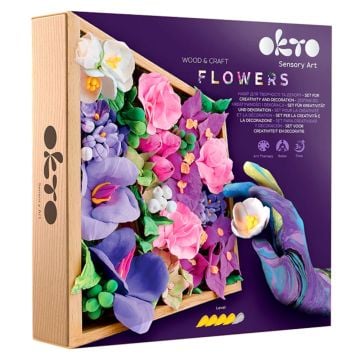 Okto Flowers Inspiration Sensory Art Wood And Craft Creative Set