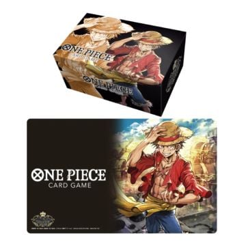 One Piece Card Game Monkey D Luffy Playmat and Storage Box Set